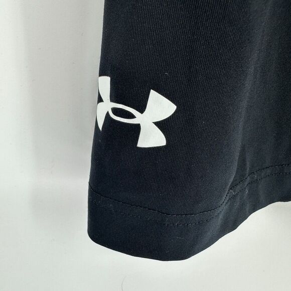 Under Armour Mens Athletic Shorts Size 2XLT Black Casual Workout Basketball Logo - Picture 12 of 12
